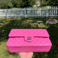 Chanel 21S Pink Neon Lambskin Medium Flap Bag