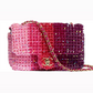 Chanel Pink Ombre Crystal Mini Flap