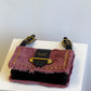 Prada Calf Hair Pink Cahier Crossbody Bag