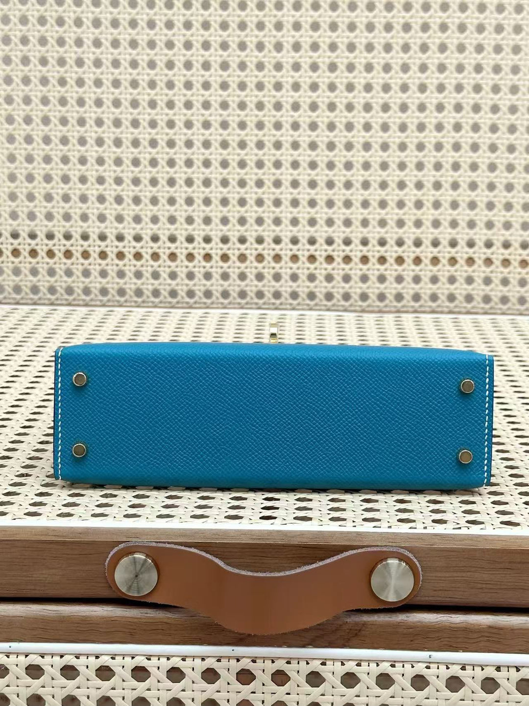 Hermès Mini Kelly Sellier 20 New Blue Jean Epsom Gold Hardware 2026
