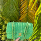 RARE 1991 Chanel Green Medium Terry Flap