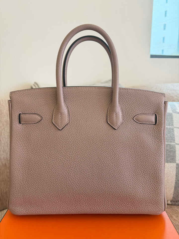 Hermès Birkin 30 Glycine Togo Gold Hardware