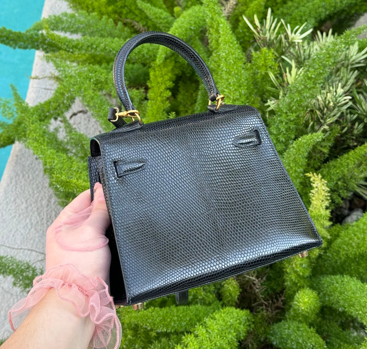 Hermes Vintage Lizard Kelly Sellier 20