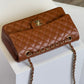 Chanel 21P Caramel Medium Lambskin Flap Bag