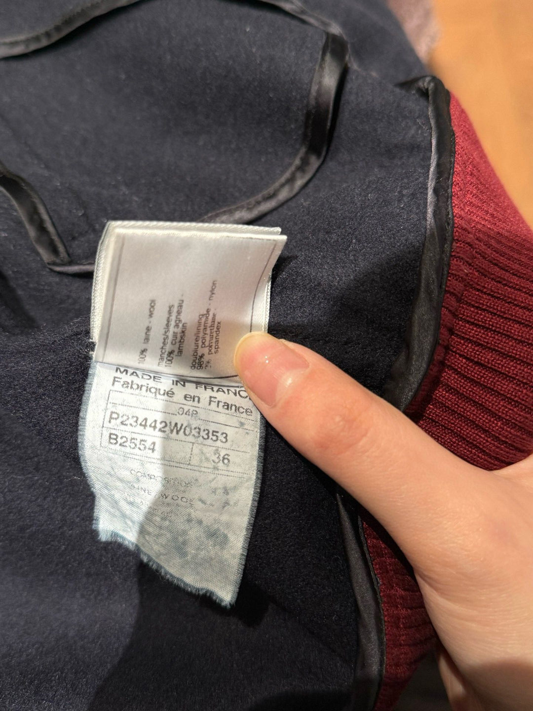 Chanel 2004 CC Varsity Bomber Jacket