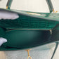 Hermes 2019 Emerald Green Shiny Alligator Kelly 25 Sellier