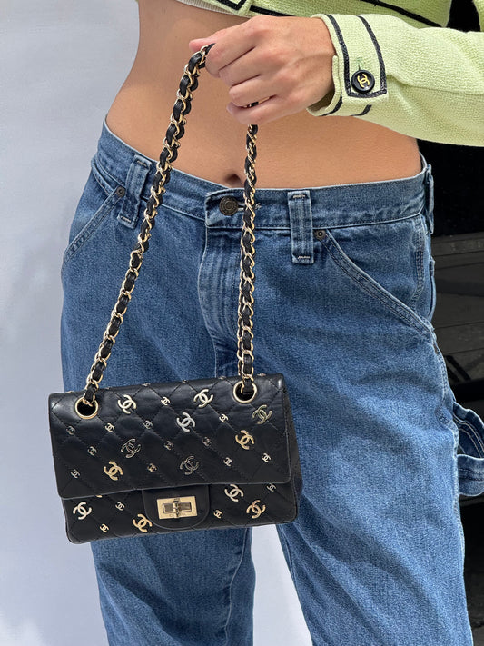 Chanel Vintage Punk Charms 224 Mini Reissue Flap Bag
