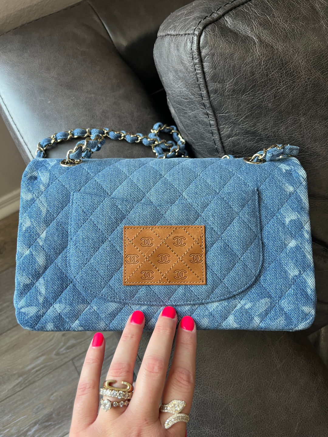 Chanel Denim Medium Classic Flap Bag