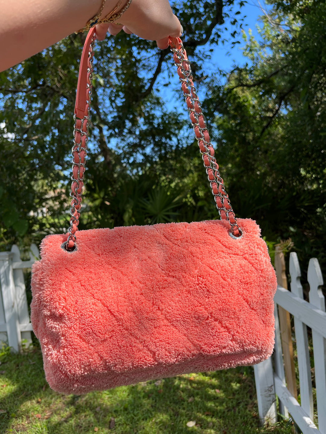 Chanel 2019 Coco Beach Terry Flap Bag