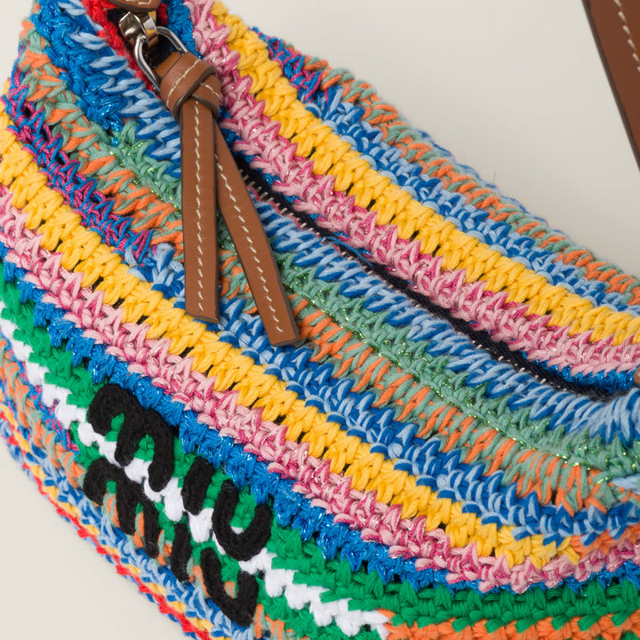 Miu Miu Crochet Multicolor Pouch Bag