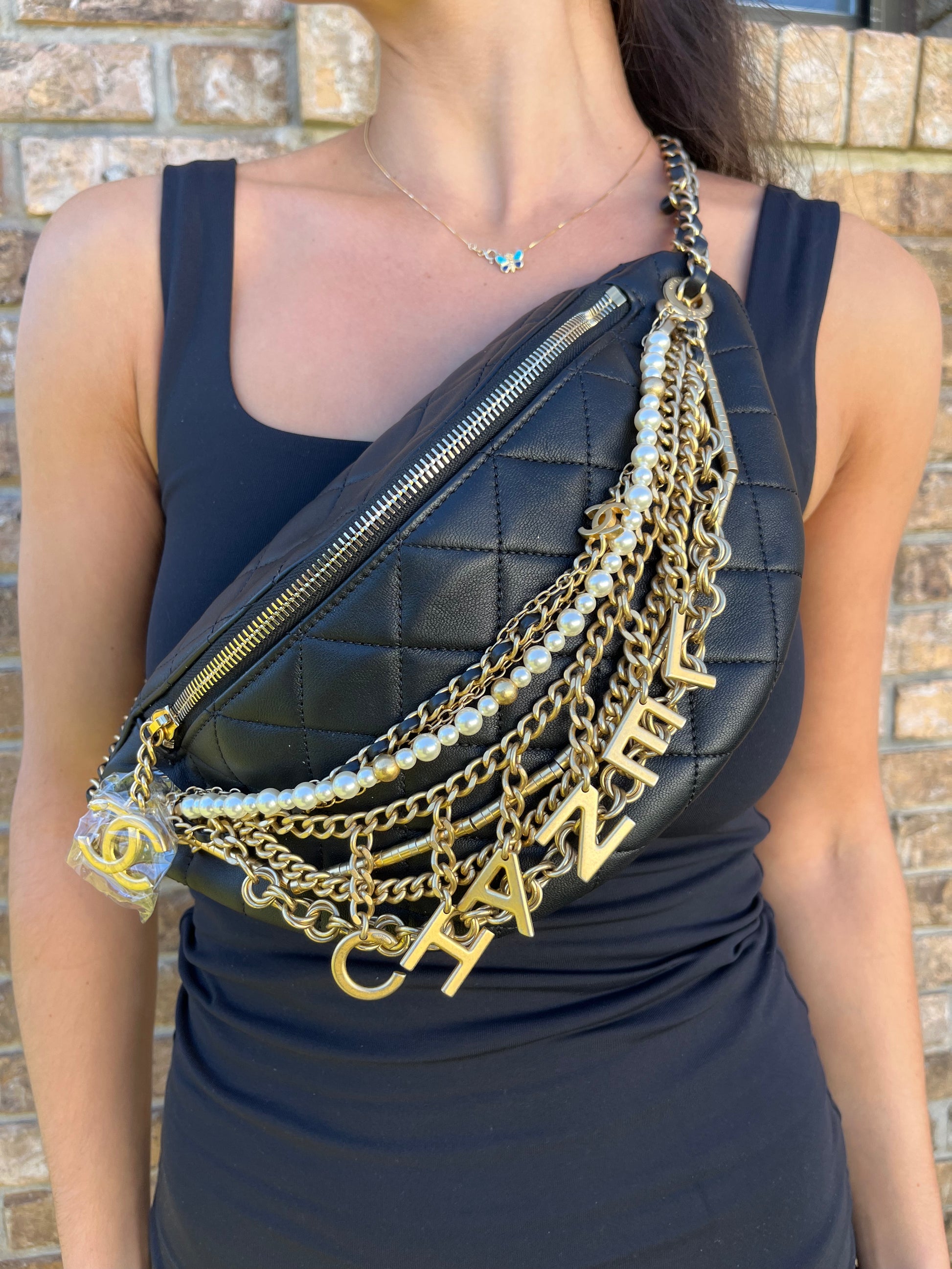 Chain mobile fanny pack