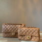 Chanel 18S Dark Beige Caviar Mini Flap Bag