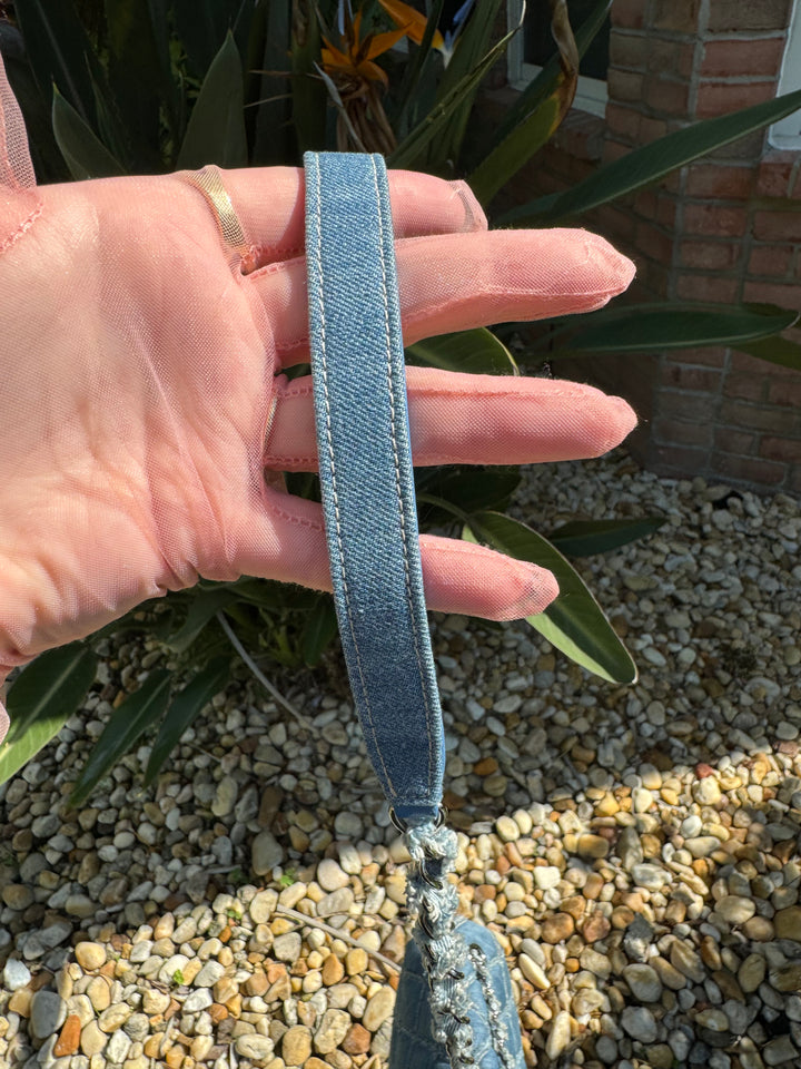 Chanel Jumbo Denim Patchwork Flap Bag