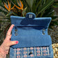 Chanel Tweed & Denim Medium Classic Flap Bag