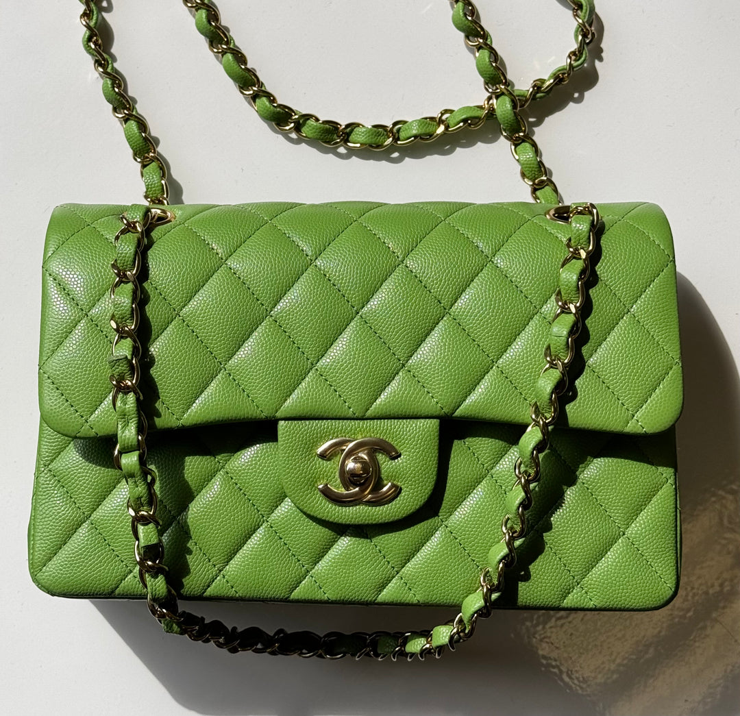 Chanel 23C Small Caviar Classic Flap Bag