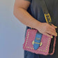 Prada Calf Hair Pink Cahier Crossbody Bag