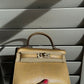 Hermes Mini Sellier Gold Metallic Chevre Dore Kelly 20