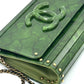 Chanel RARE Green Tortoise Minaudiere Crossbody