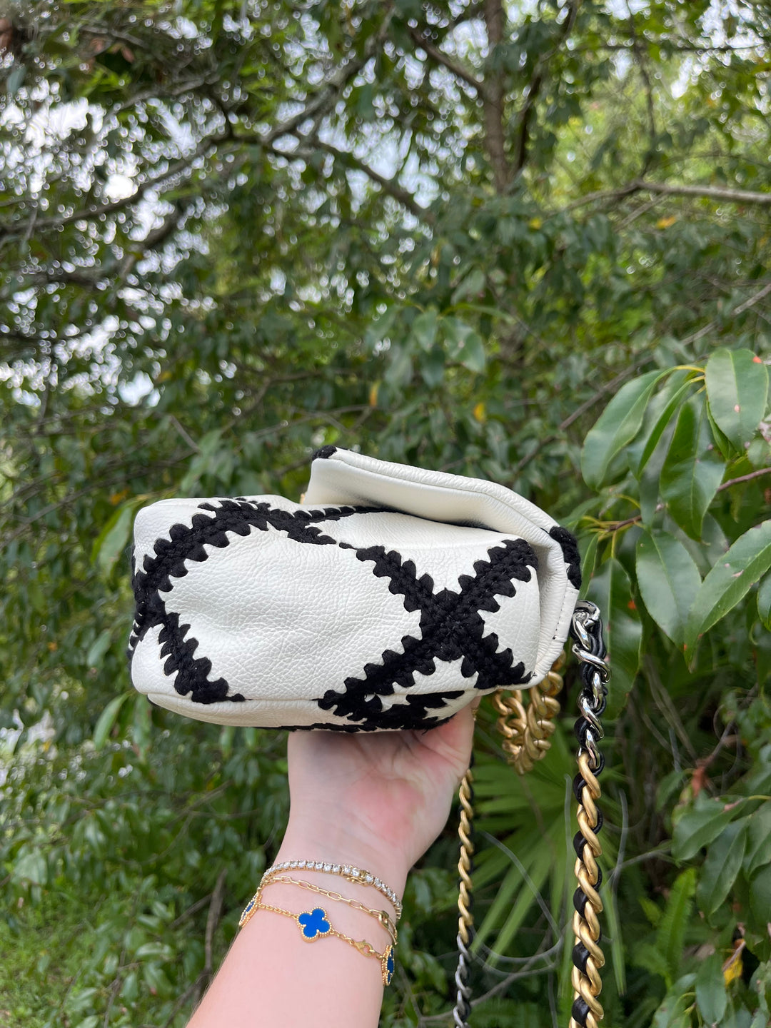 Chanel 19 Medium Crochet Quilted Calfskin Flap Bag