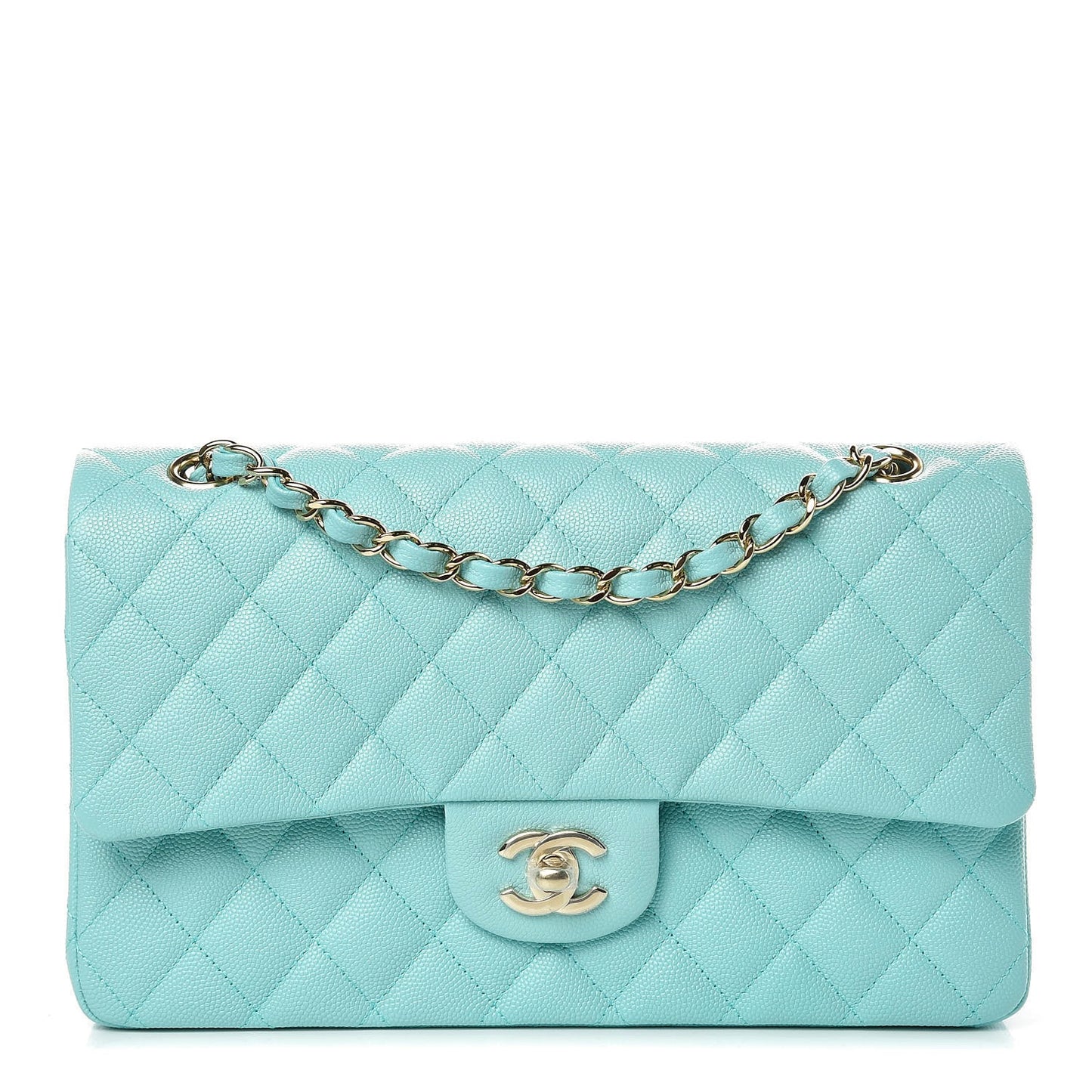 Chanel 19C Tiffany Medium Caviar Double Flap Bag
