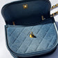 Chanel Denim Small Messenger Crossbody Bag