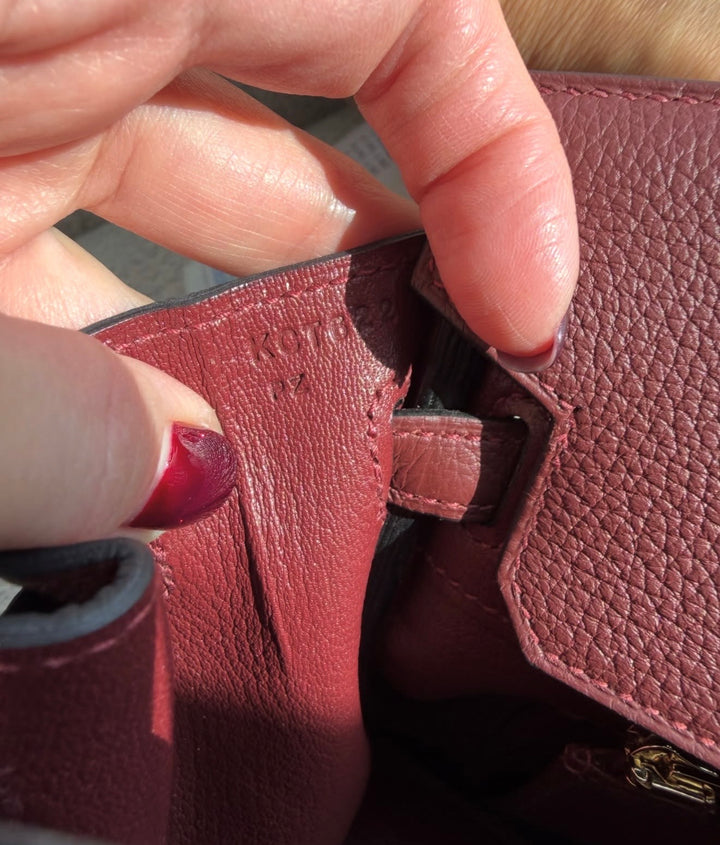 Hermès Birkin 25 Rouge H Togo Gold Hardware 2025