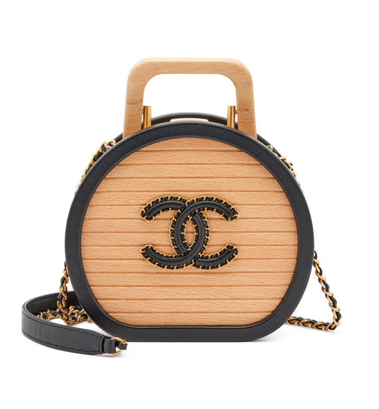 Chanel 2022 Beech Wood Vanity Case