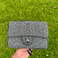 Chanel 2014 Grey Crystal Mini Flap