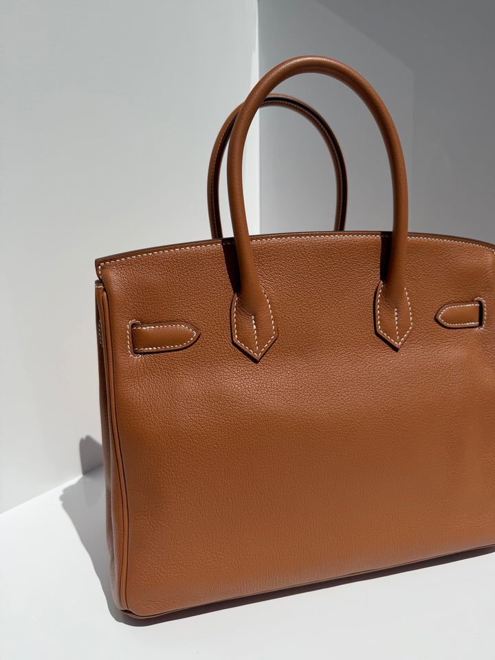 Hermès Birkin 30 Gold Taurillon Novillo Gold Hardware 2019