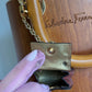 Salvatore Ferragamo Vintage Gancini Wooden Bucket Bag + Coin Pouch