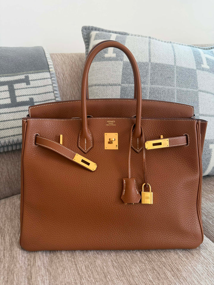 Hermès Birkin 35 Gold Gold Hardware 2015