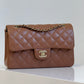 Chanel 22S Small Caramel Lambskin Classic Flap Bag + LGHW