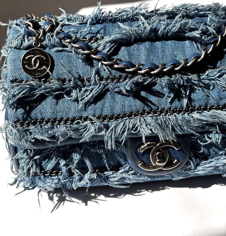 Chanel Medium Denim Paris Dubai Flap Bag