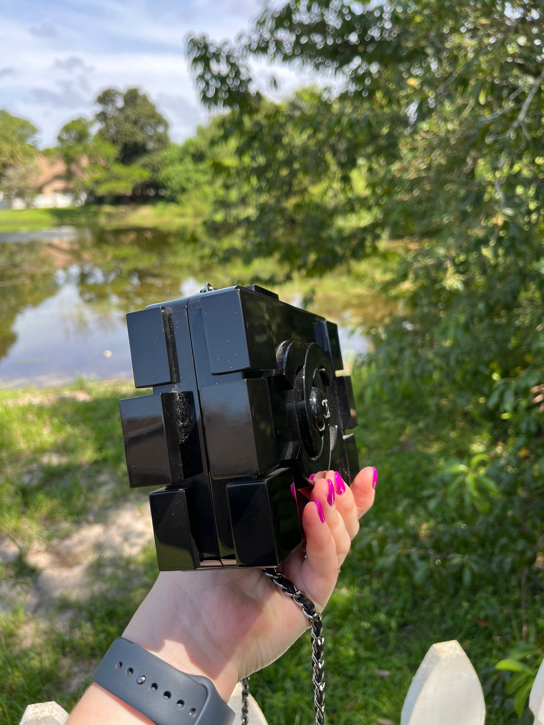 Chanel Barcode Lego Minaudiere