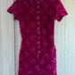 Chanel 1996 ICONIC Hot Pink Velour CC Romper