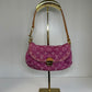 Louis Vuitton Pink Monogram Denim Mini Pleaty + Coin Pouch