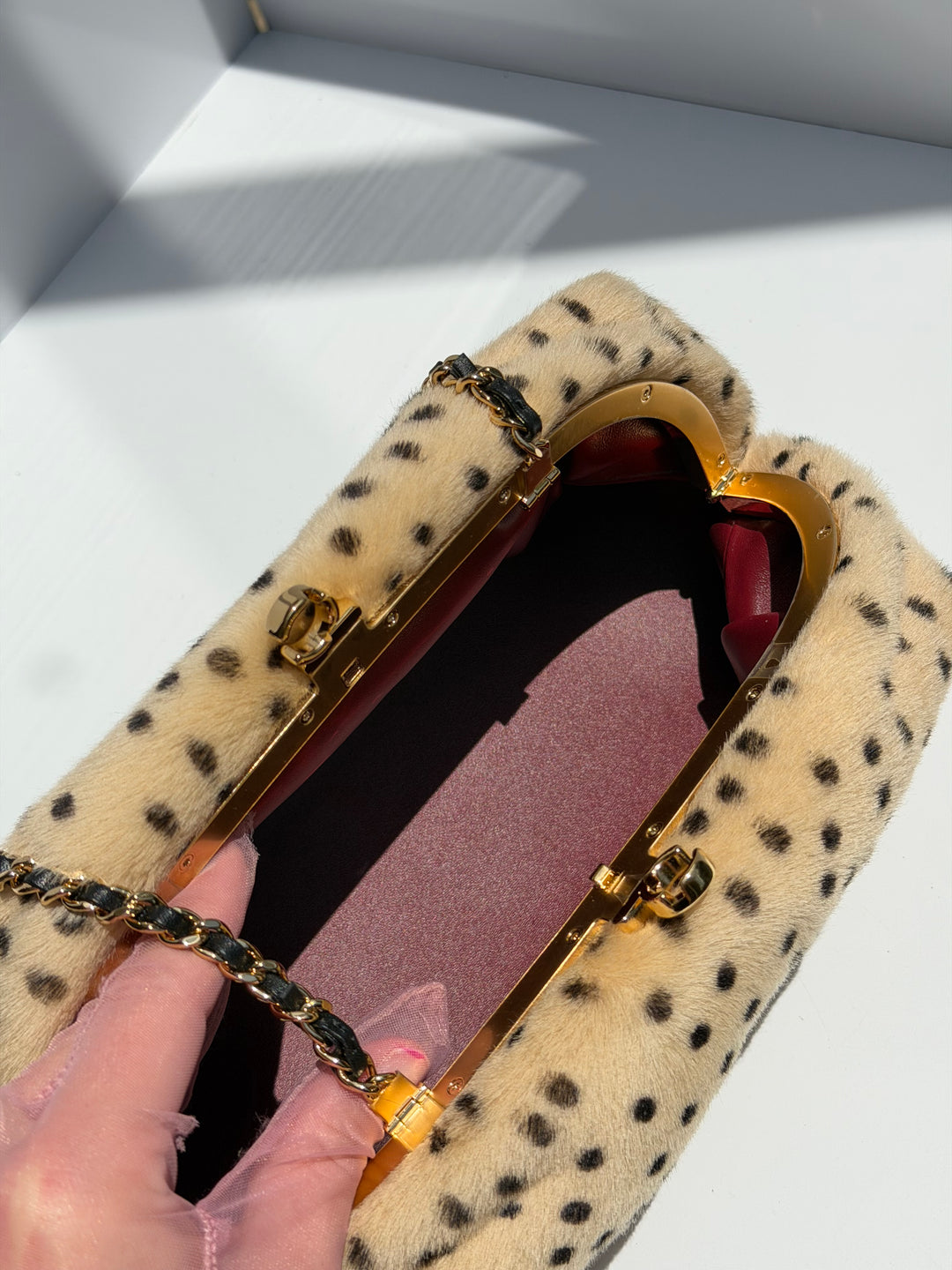 Chanel Clutch With Chain Brown And Black Pony Hair Gold Tone Metal Métiers D’Art 2026
