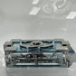 Chanel Plexiglass Blue & Silver Barcode Lego Minaudiere