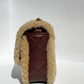 Chanel 25K Brown Mini Shearling Flap Bag