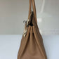 Hermes Chai Togo Birkin 25 Palladium Hardware