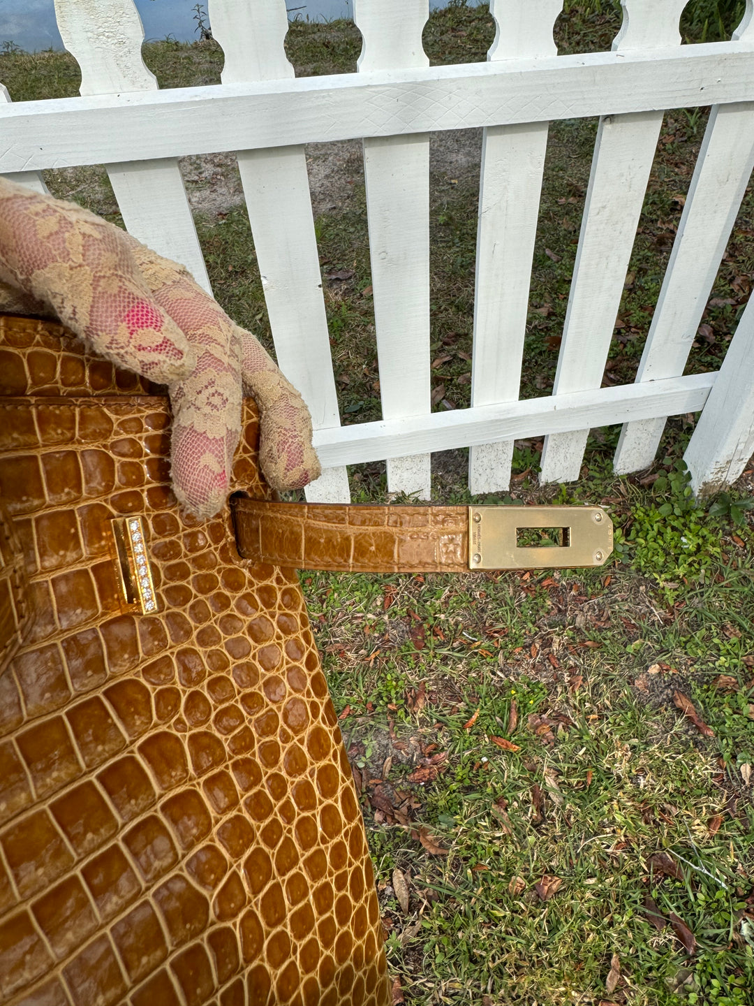 Hermes Crocodile Diamond Birkin 30