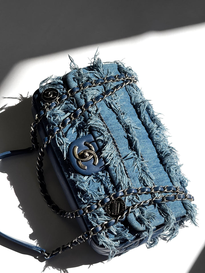 Chanel Medium Denim Paris Dubai Flap Bag