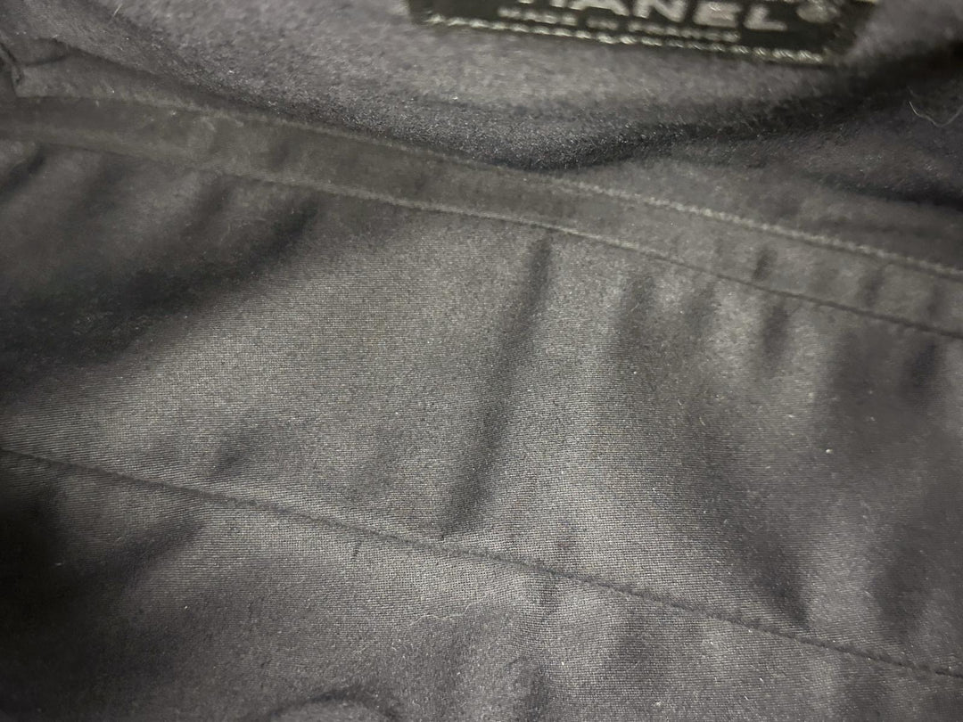 Chanel Jumbo Single Flap Patchwork Denim Blue Tweed Textile Leather Silver Hardware 2015