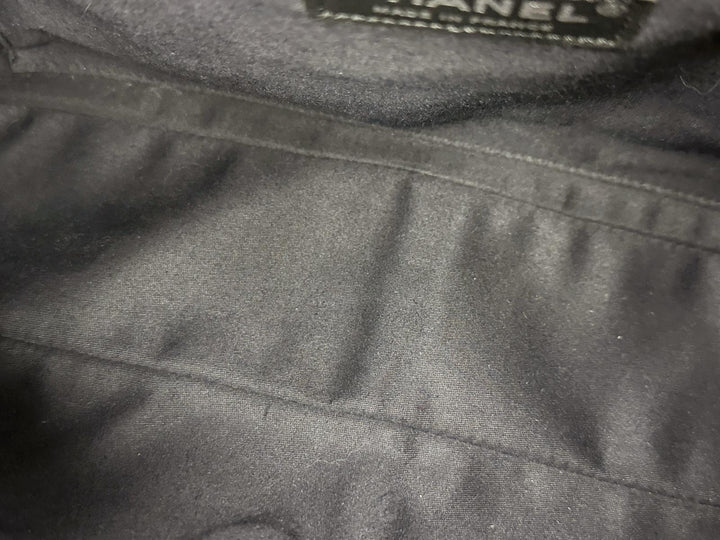 Chanel Jumbo Single Flap Patchwork Denim Blue Tweed Textile Leather Silver Hardware 2015