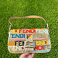 Fendi Multicolor Crochet Logo Baguette