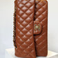 Chanel 21P Caramel Medium Lambskin Flap Bag