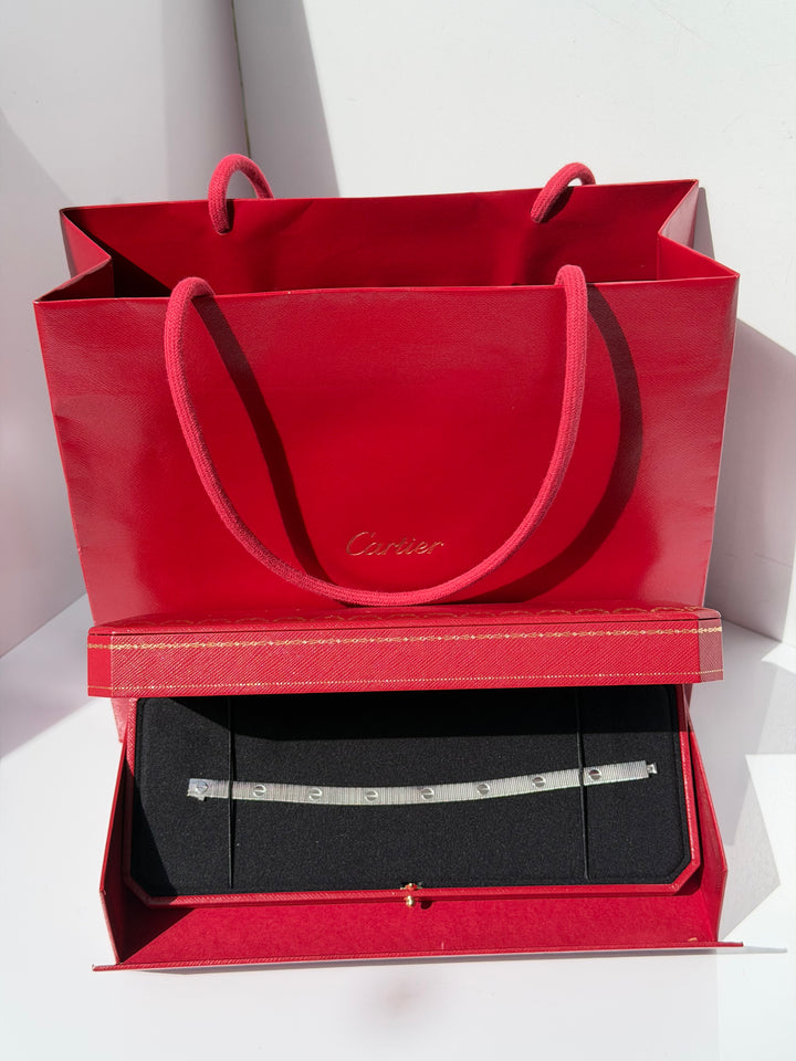 Cartier LOVE Unlimited Flexible Bracelet 18K White Gold