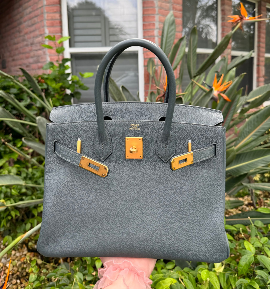 Hermes 2021 Bleu Orage Togo Birkin 30