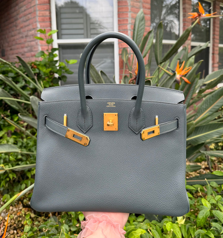 Hermes 2021 Bleu Orage Togo Birkin 30