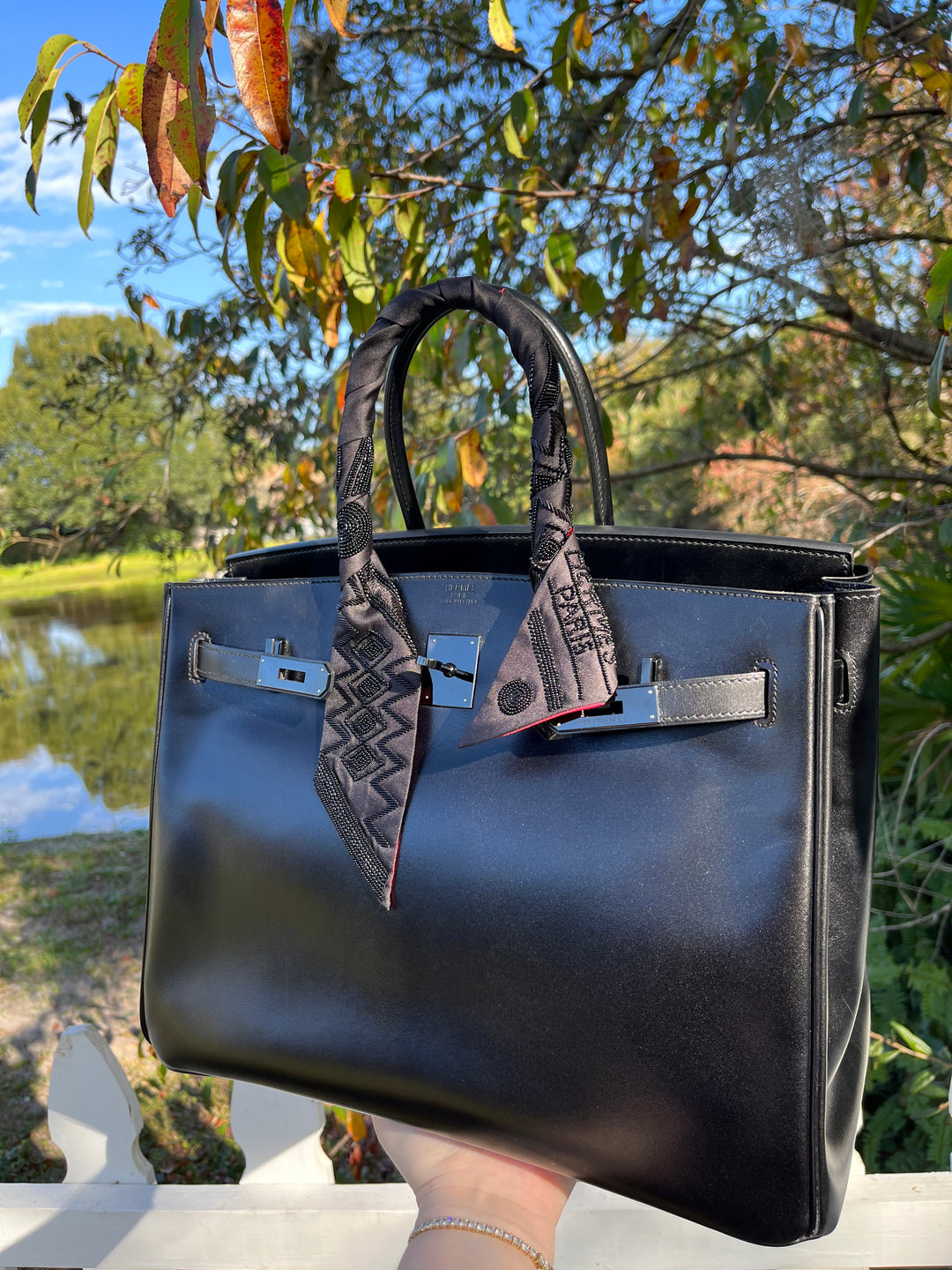 Hermes Birkin 30 So Black Box Black